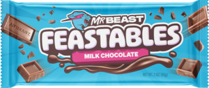 Feastables: Feastables MrBeast Bar Milk Chocolate 60g