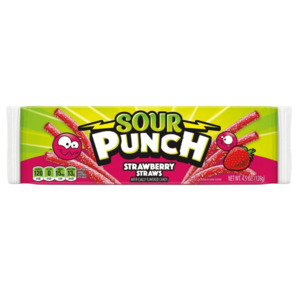 Sour Punch Strawberry Straws Tray 4.5oz / 128g