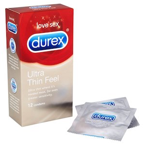 Durex Ultra Thin Feel Condoms - 12 Pack