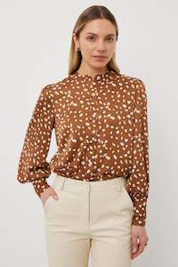 Blouses: Tuesday Label Casino Top