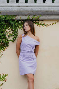 Mini Dresses: Stories Be Told Secrets Off Shoulder Tuck Dress