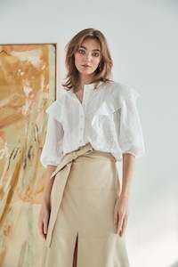 Esmaee: Esmaee Capella Blouse