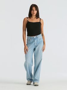 Lee: Lee Mid Baggy Taper - Concrete Blue