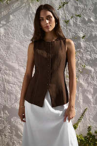 Re:Union Polarity Linen Vest