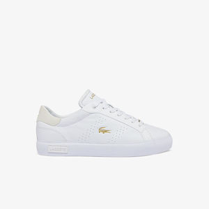 Lacoste Powercourt Sneaker - White / Gold