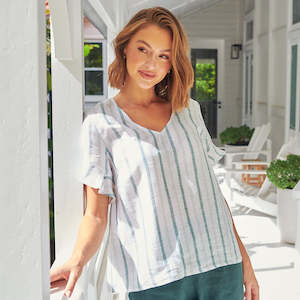 Naturals By O J: Naturals Green Top