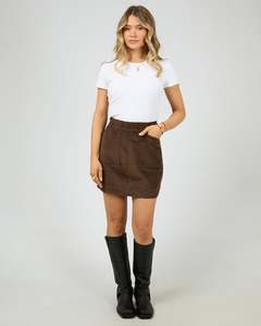 All About Eve Parker Cord Skirt