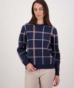 Knits: Swanndri Yasmin Check Knit