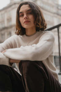 Knits: Among The Brave Edge Contrast Trim Jumper