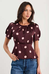 Blouses: Stories Be Told Uplifting Satin Top