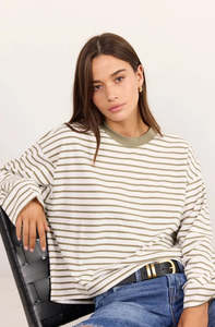 Stories Be Told Unite Stripe LS Tee