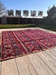 New Season 2022 2023: LAYLA RED 2x2m OUTDOOR RUG