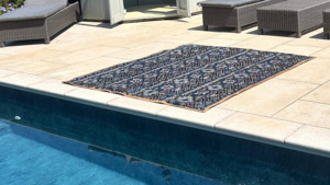 Featured: LAYLA BLUE 2x2m OUTDOOR RUG