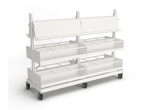 Products: Intraspec Mobile Shelving 1260mm Graphic Novel / Picture Book