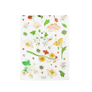 Textiles: Tea Towel - Vintage Wallpaper