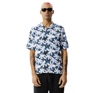 Cuban Short Sleeve Shirt - Stone Black