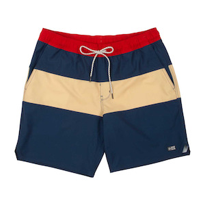 Beacons Elastic Boardshort- Denim