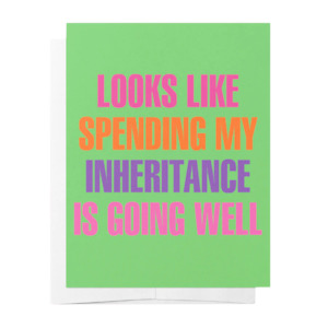 Under 30: Inheritance - Greeting Card Mother's Day Green