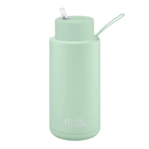 Under 100: Frank Green Ceramic Reusable Bottle - Mint Gelato 1 Litre