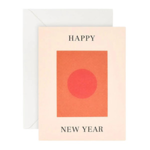 Happy New Year Greeting Card