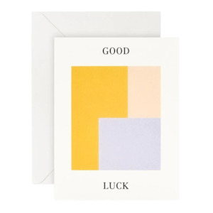 Good Luck Lettuce Card