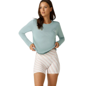 Lorna Jane: Lotus Long Sleeve Top - Sea Mist