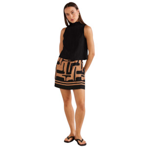Tehani Mini Skirt - Geo