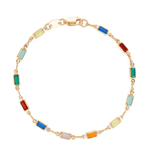 Rainbow Bracelet Slim - Vibrant