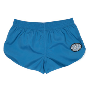 Check Oval Board Short - Blue