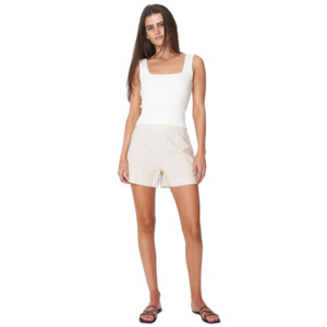 Casa High Waist Short - Natural