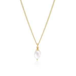 Sale In Womeswear: Margot Pearl Necklace - Gold