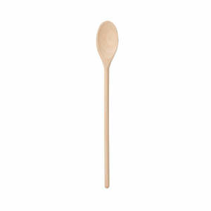 Wedding: Wooden Oval Spoon - Natural