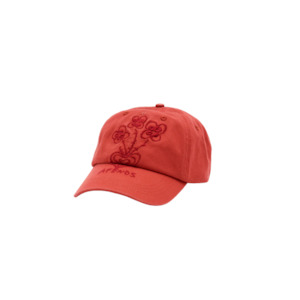 Maisie - Panelled Cap - Red Rum