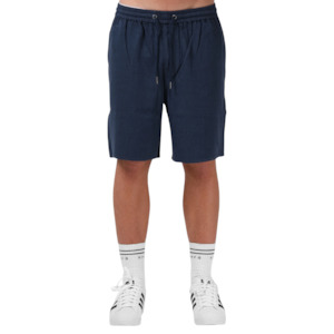 Linen short - Pacific blue