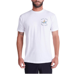 Siren Garment Dye Short Sleeve Tee - White