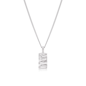 Sale In Womeswear: Isla Rectangle Necklace - Silver