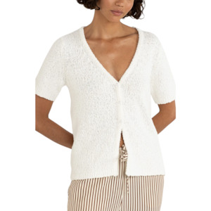 Adele Short Sleeve Knit Cardigan