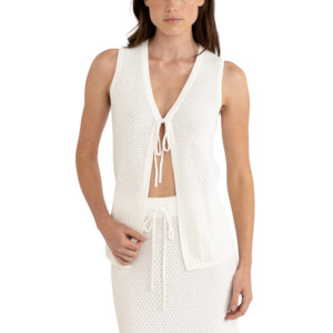 For Her: Jossie Longline Knit Vest