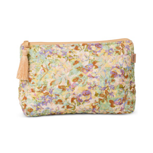 Forever Mine Quilted Cotton Toiletry Purse One Size