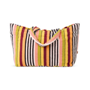 Casablanca Stripe Terry Oversized Beach Bag One Size