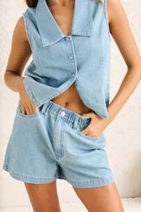 Womens Fashion: Romy High Rise Denim Short
