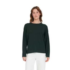 Merino Neve Crew Forest