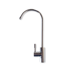 Filter Tap - Single Source Gooseneck - Chrome