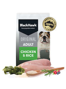 dog: Black Hawk Dog Adult Chicken & Rice
