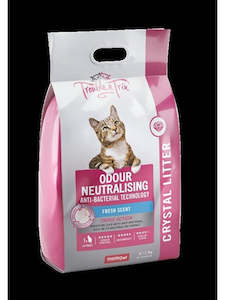 Cat Product: Trouble & Trix Crystal Litter With Anti Bacterial Agent 15L / 6.4KG