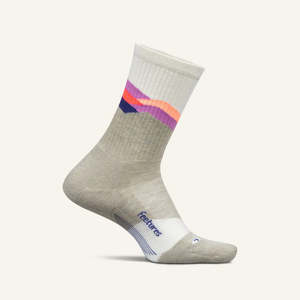 Feetures Running Socks: Feetures Trail Max Cushion Mini-Crew - Ignite