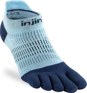 Injinji Performance Toesocks 1: Injinji Womens RUN Lightweight No-Show