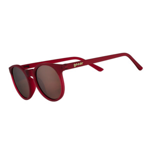 Goodr Sunglasses: goodr Circle G - I'm Wearing Burgundy?
