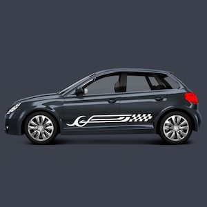 Products: Vehicle Decal - Racing Fag 101 - iProduction