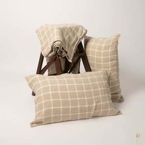 Azure Mocha Linen Duvet Set